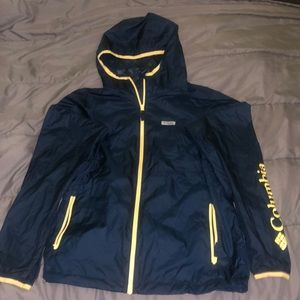 Women’s Columbia Rain Jacket Navy Blue